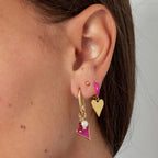 Purple Heart - Oorbellen