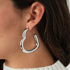 Heart Hoops - Oorbellen