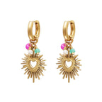 Colorful Heart Oorbellen