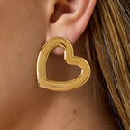 Open Heart - Oorbellen