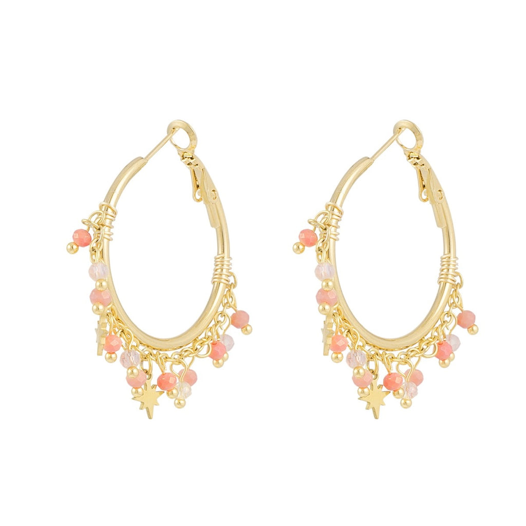 Isa oorbellen oranje