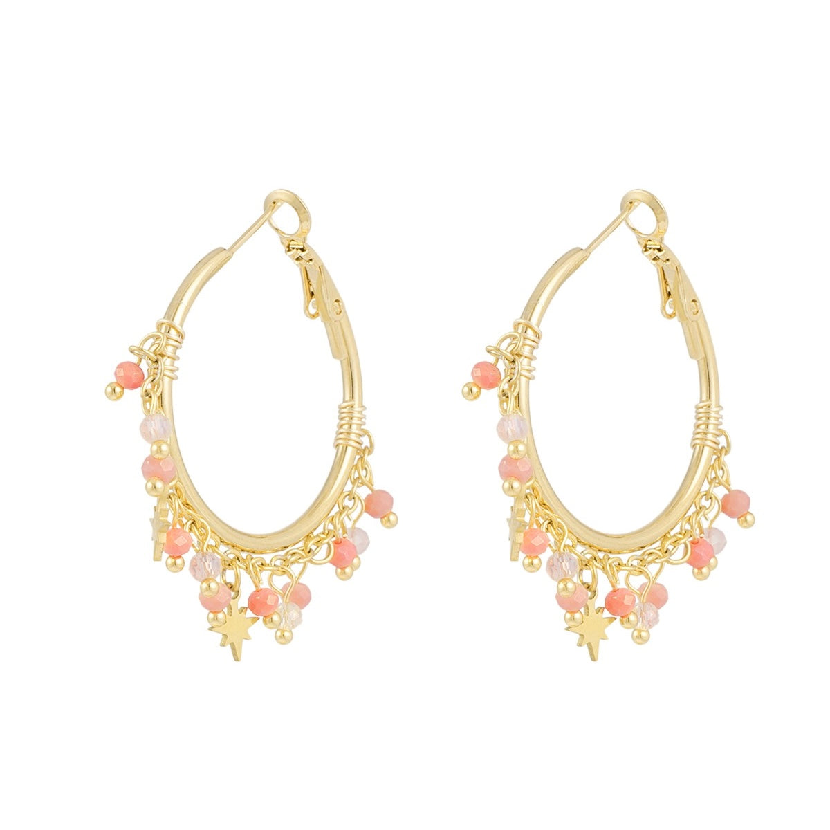 Isa oorbellen oranje