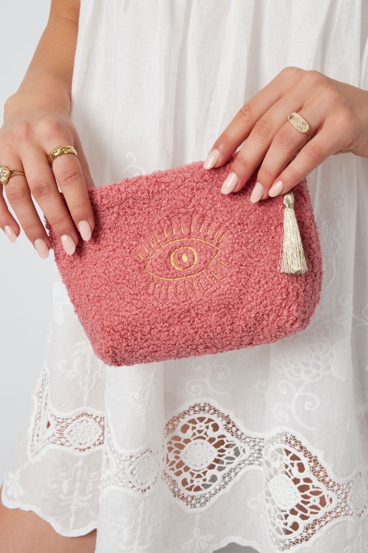 Make-up tasje roze