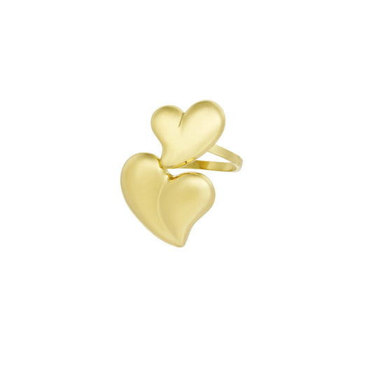 Stainless steel statement ring 