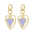 Purple Heart - Oorbellen