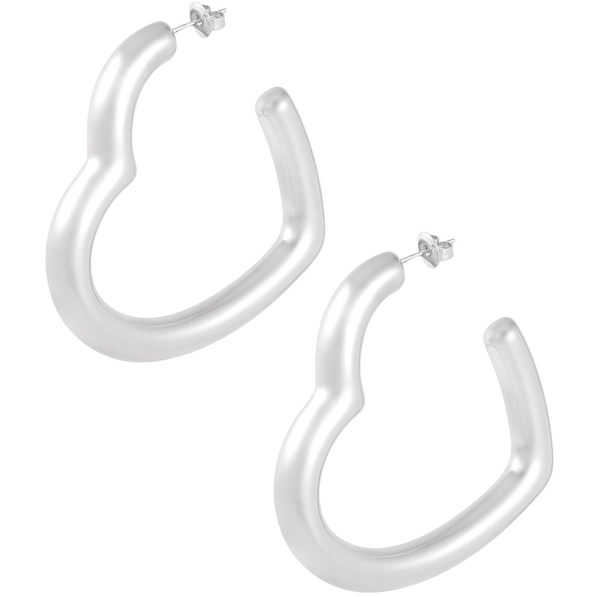 Heart Hoops - Oorbellen