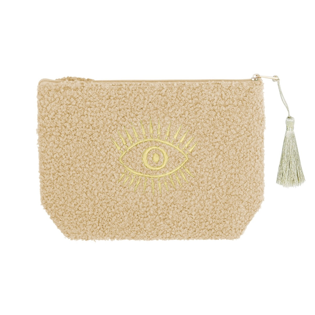 Make-up tasje beige