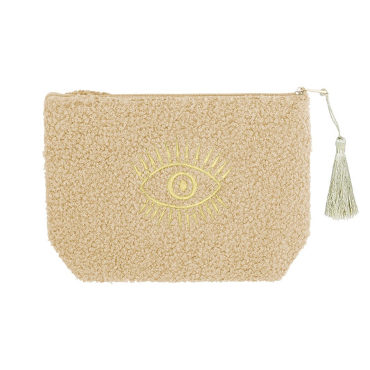 Make-up tasje beige