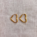 Heart Hoops - Oorbellen