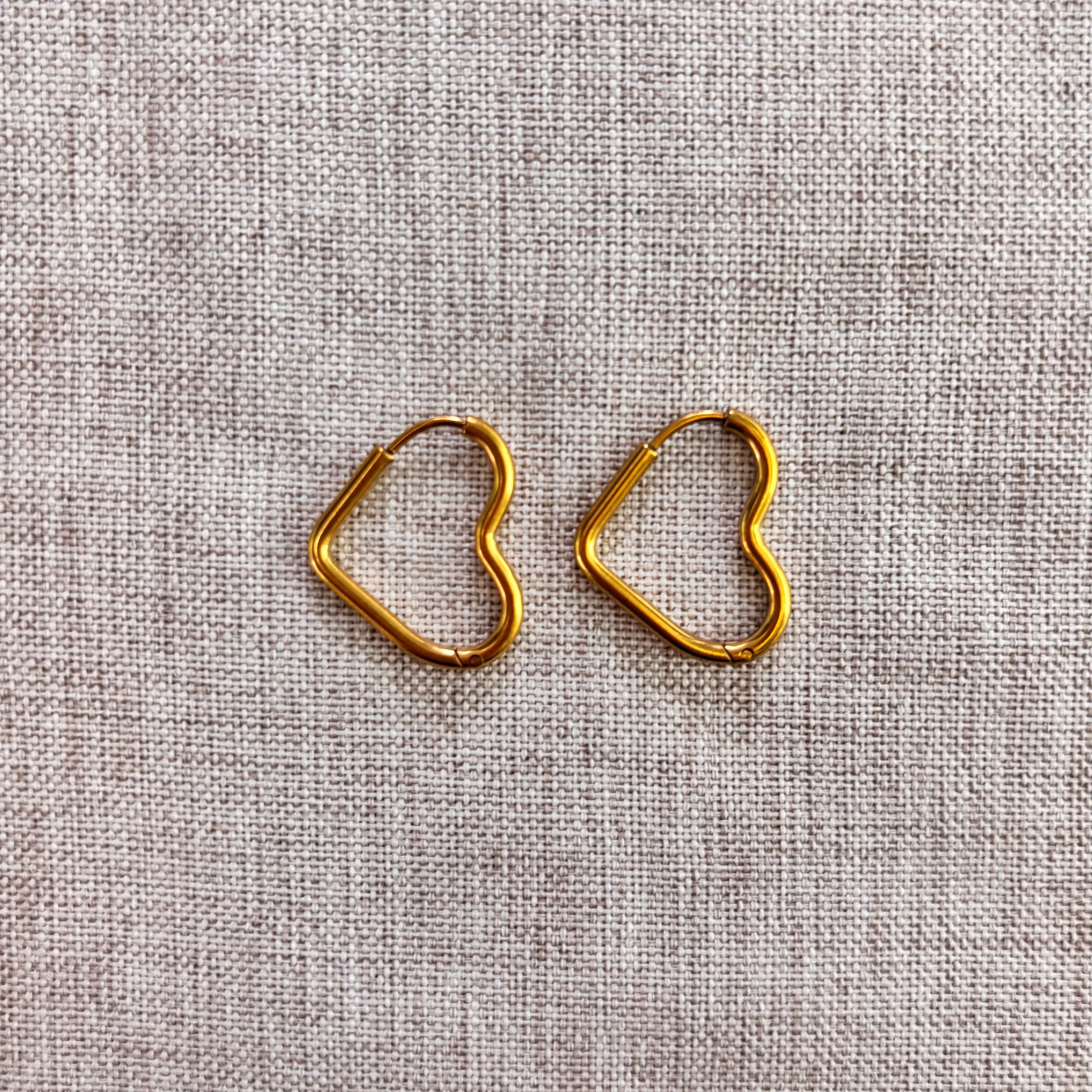 Heart Hoops - Oorbellen