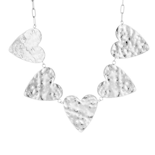 Bold Hearts - Necklace