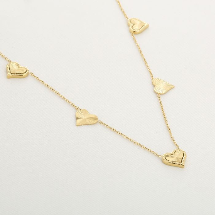 Subtiele hartjes - Necklace