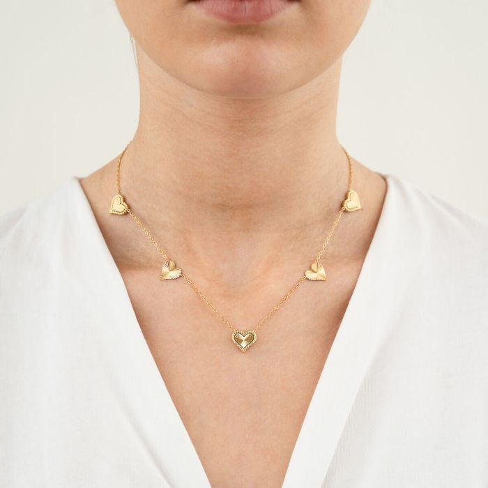 Subtiele hartjes - Necklace