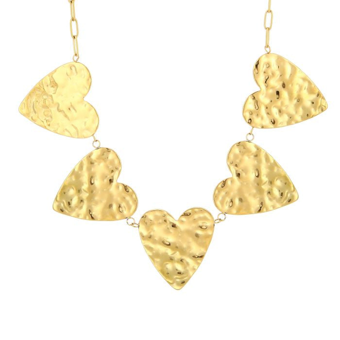Bold Hearts - Necklace