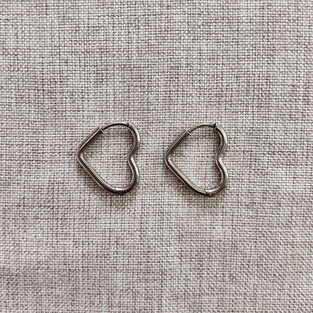 Heart Hoops - Oorbellen