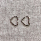 Heart Hoops - Oorbellen