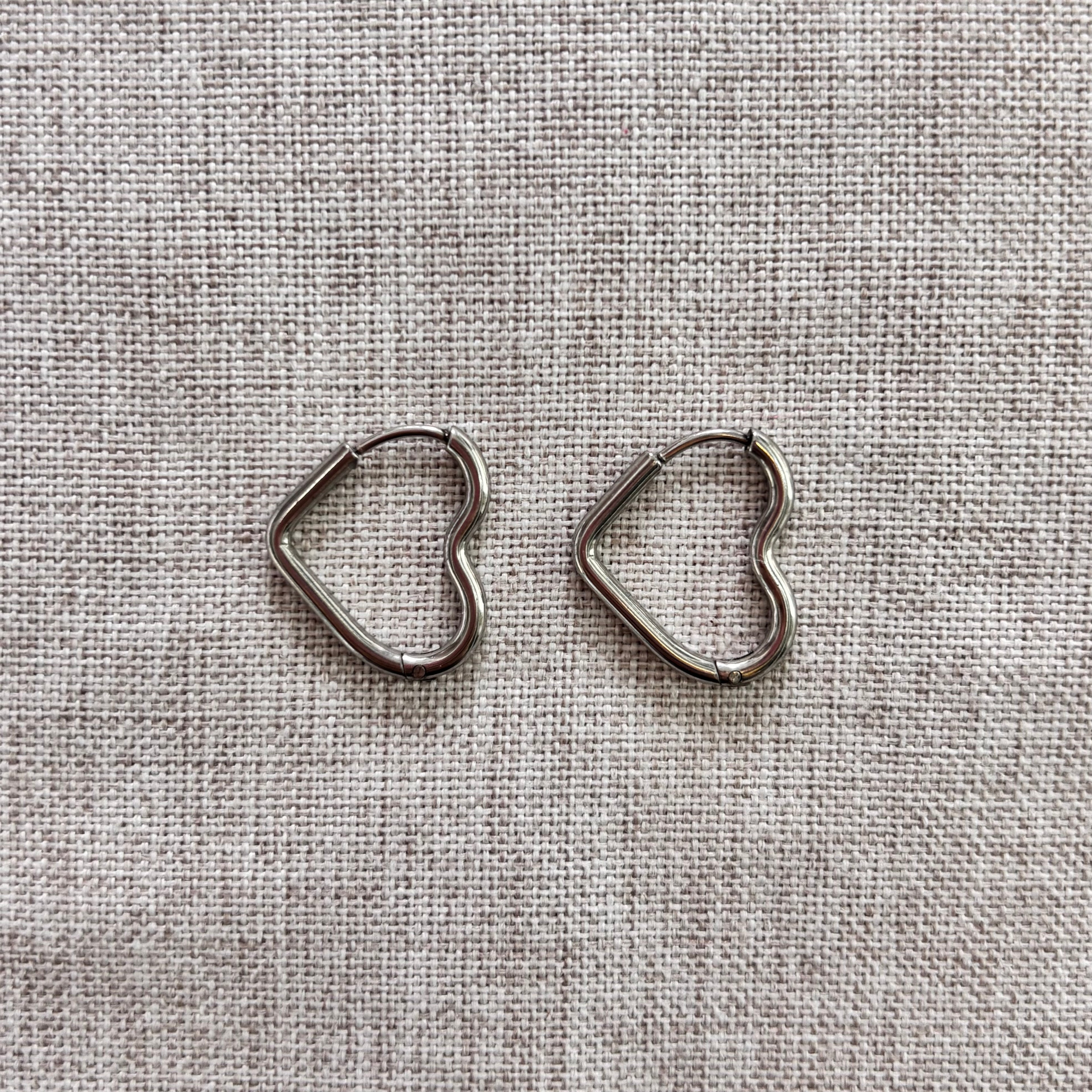 Heart Hoops - Oorbellen