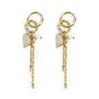 Heart Charm - Oorbellen