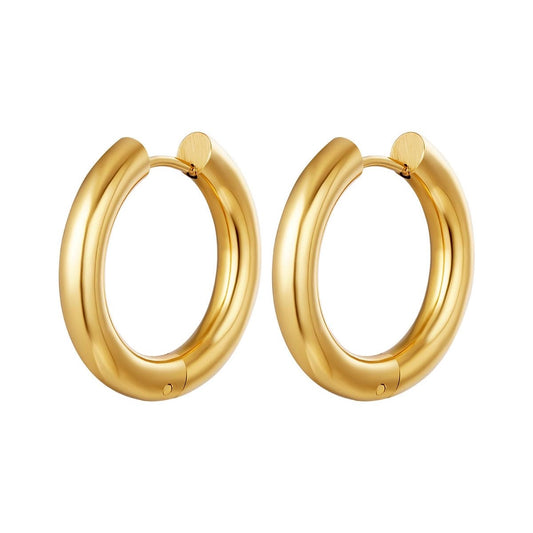 Basic hoops Oorbellen