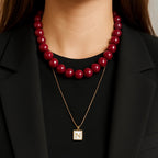 Candy Bordeaux - Necklace
