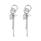 Heart Charm - Oorbellen