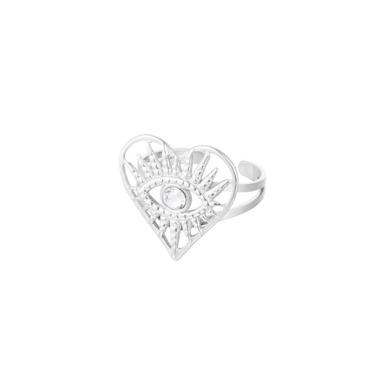 Sparkle Heart Ring