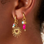 Colorful Heart Oorbellen