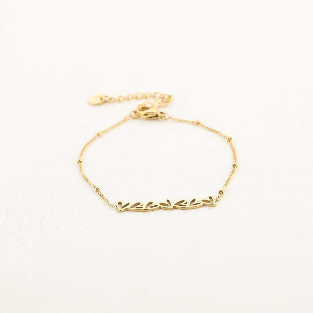 Hartjes - armband