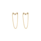 Ster chain - oorbellen