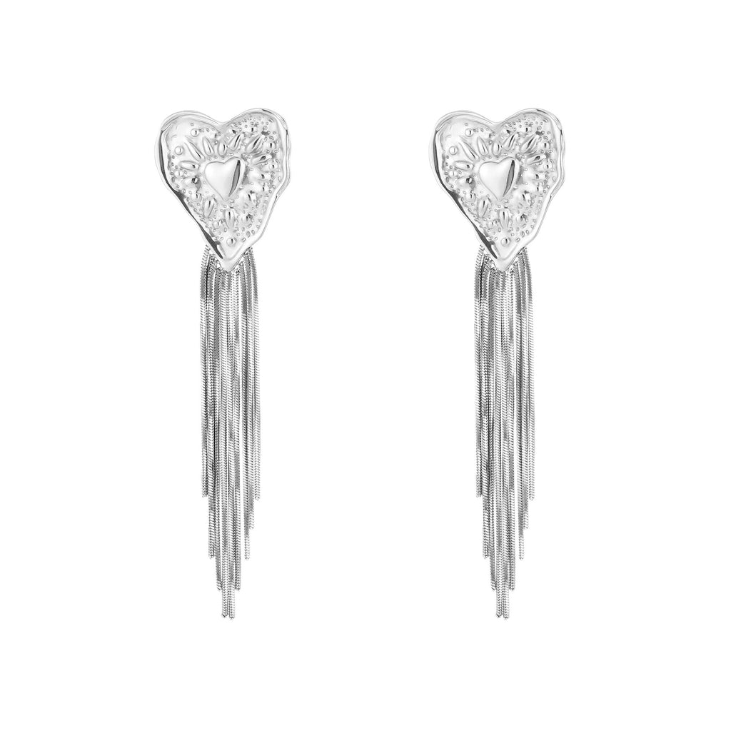 hart drop - oorbellen