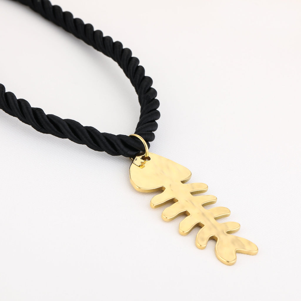 fish black - ketting