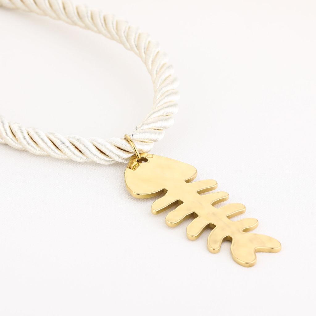 fish beige - ketting