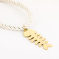 fish beige - ketting