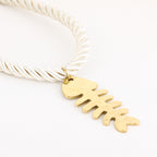 fish beige - ketting