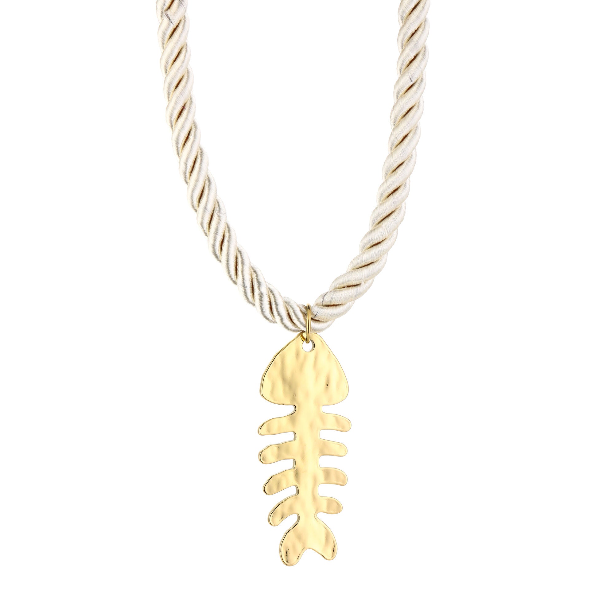 fish beige - ketting