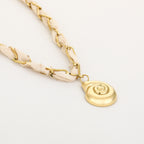 Fossil - Necklace Beige