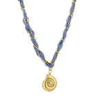 Fossil - Necklace Blue