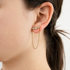 Ster chain - oorbellen